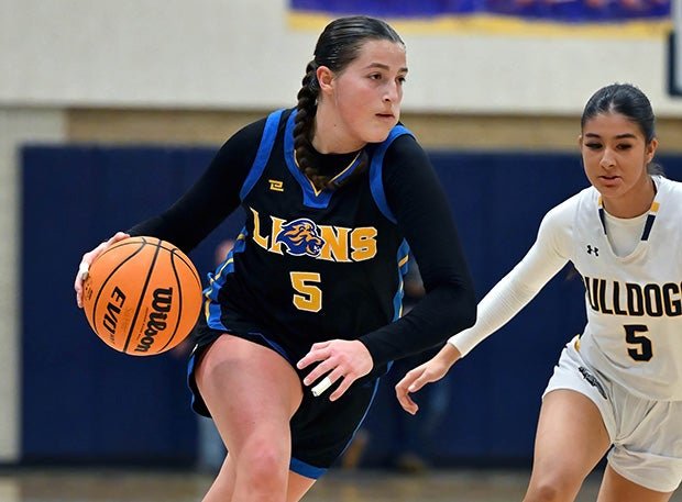 Lauren Harris of Faith Christian (CA) is rapidly approaching the all-time 3-point record, which is accompanied by some debate on who should be the rightful record-holder. (PHOTO CREDIT: David Steutel)