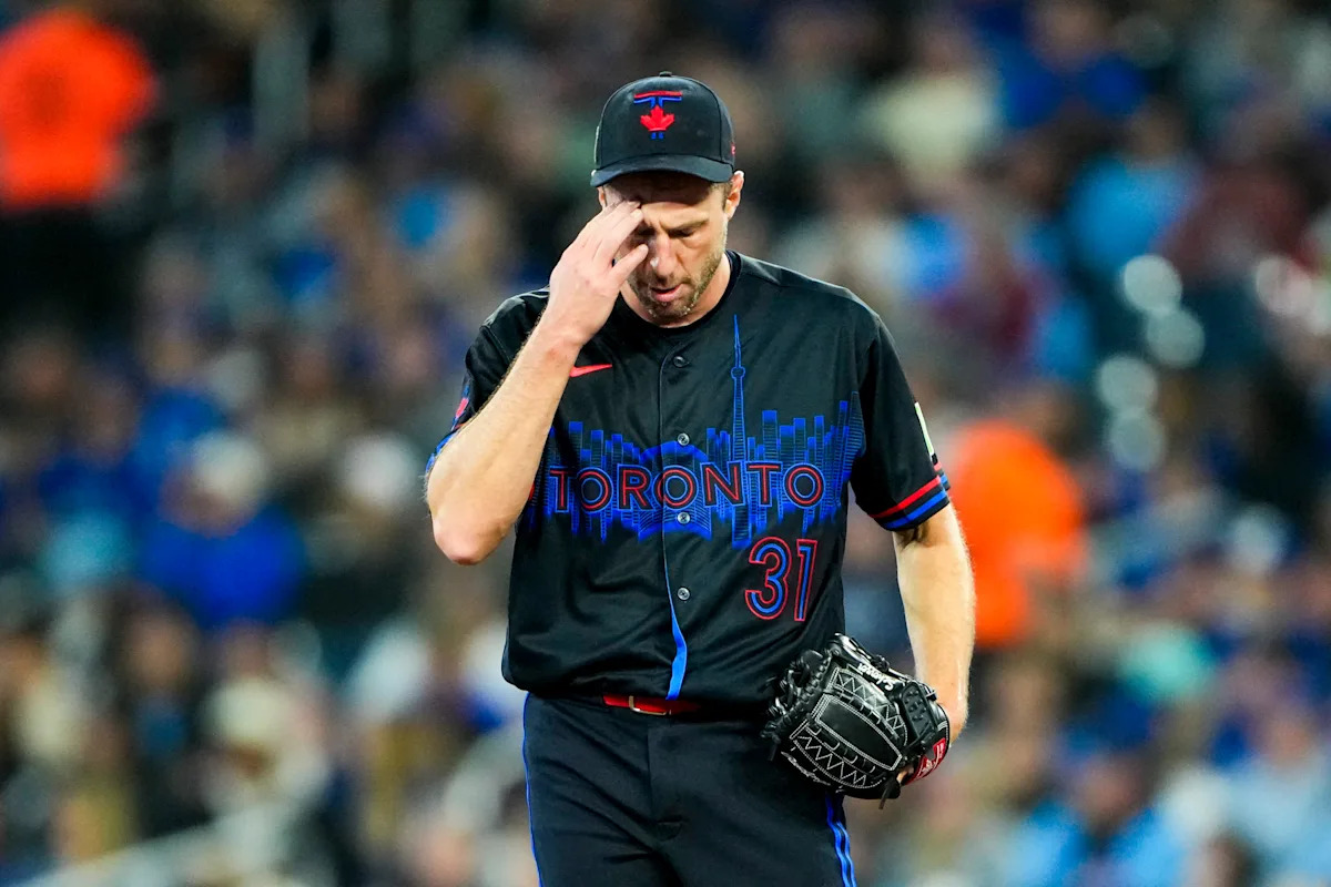 Blue Jays place Max Scherzer on IL due to arm tendinitis -- ankle inflammation reported globally