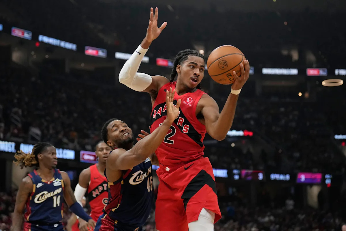 Raptors even series on rookie boost as Cavs veterans fall flat observed today