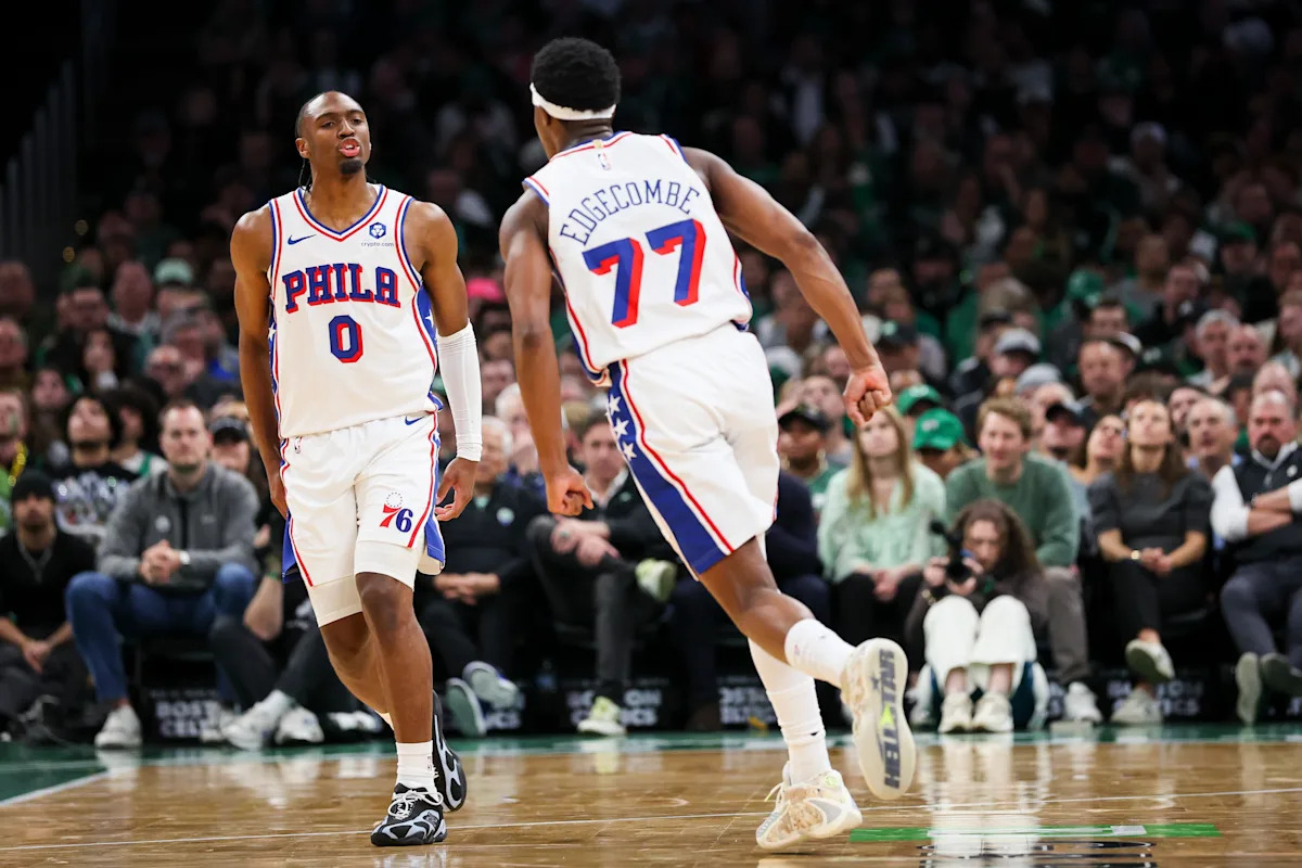 Rookie VJ Edgecombe proves to be a problem as Sixers even series with Celtics creates buzz